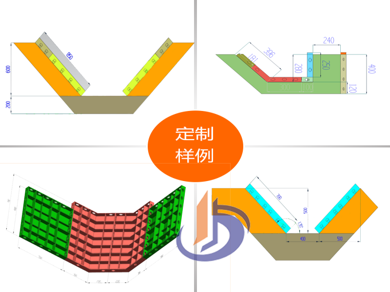 梯形水沟模板、塑钢模具